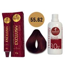 Haskell Excllusiv 55.62 Castanho Claro Verm Violeta Esp OX30