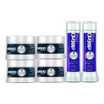 Haskell Kit 2 Shampoo Matiza+ Loiro + 4 Máscaras Platinado 250g Haskell Kit 2 Shampoo Matiza+ Loiro + 4 Máscaras Platinado 250g