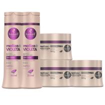 Haskell Kit 2 Shampoo Matizador + 3 Máscaras Platinado 250g Haskell Kit 2 Shampoo Matizador + 3 Máscaras Platinado 250g
