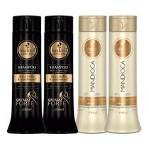 Haskell Kit 2 Shampoos Cavalo Forte + 2 Shampoos Mandioca P