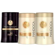 Haskell Kit 3 Máscaras Cavalo Forte 2 De Mandioca 900g Haskell Kit 3 Máscaras Cavalo Forte 2 De Mandioca 900g