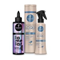 Haskell - Kit Bendito Loiro Shampoo + Fluído + Máscara Líquida Lamelar Haskell - Kit Bendito Loiro Shampoo + Fluído + Máscara Líquida Lamelar