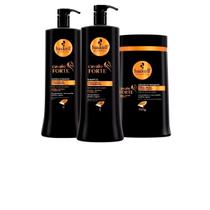 Haskell Kit Cavalo Forte Shampoo Condicionador 1 Litro Máscara 900g