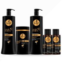 Haskell Kit Cavalo Forte Shp/cond/másc 1kg + 2 Complexos Fortalecedor Capilar