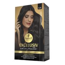 Haskell - Kit Coloração Excllusiv Color Pratic - 5.0 Castanho Claro Haskell - Kit Coloração Excllusiv Color Pratic - 5.0 Castanho Claro