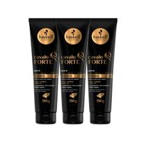 Haskell Kit Com 3 Leave In Cavalo Forte 150g Força Brilho