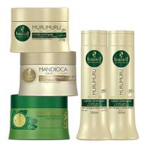 Haskell Kit Máscaras Mandioca Bananeira + Trio Murumuru P Haskell Kit Máscaras Mandioca Bananeira + Trio Murumuru P