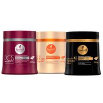 Haskell Kit Máscaras Progressiva Cavalo Forte E Tutano 500g