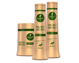 Haskell Kit murumuru shampoo condicionador e mascara 500g - Nutrição intensa