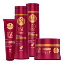 Haskell Liso com Força - Kit para Cabelo Liso Escorrido Completo 300ml