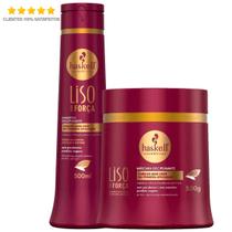 Haskell Liso Com Força Shampoo + Máscara 500g