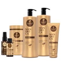 Haskell Mandioca Completo 1 litro 900g Kit 06 itens
