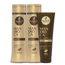 Haskell Mandioca Duo 300ml e Ativador de Cachos 240g Haskell Mandioca Duo 300ml e Ativador de Cachos 240g