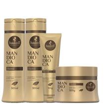 Haskell Mandioca Duo 300ml Leave-in 150g e Mascara 300g Haskell Mandioca Duo 300ml Leave-in 150g e Mascara 300g