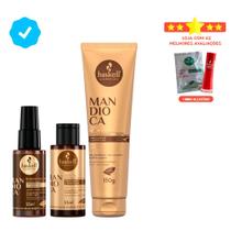 Haskell Mandioca Leave In 150g + Reparador + Nectavita Haskell Mandioca Leave In 150g + Reparador + Nectavita