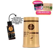 Haskell Mandioca Máscara + Ampola Capilar + mini máscara Haskell Mandioca Máscara + Ampola Capilar + mini máscara