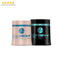 Haskell Máscara Bendito Loiro 500g + Máscara Cachos Sim 500g Haskell Máscara Bendito Loiro 500g + Máscara Cachos Sim 500g