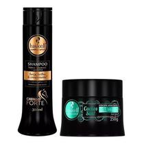 Haskell Máscara Cachos Sim 250g + Shampoo Cavalo Forte 300ml