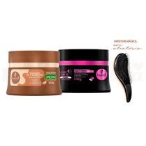 Haskell Máscara Doce de Leite+Cavalo Forte Hidra 300g+Escova