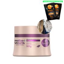 Haskell Máscara Matiza+ Loiro Roxo Violeta 250g