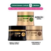 Haskell Máscaras Cavalo Forte Mandioca Murumuru 300g Cronograma Crescimento Capilar