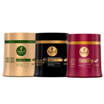 Haskell Máscaras Cavalo Forte Murumuru Liso Com Força 500g Cronograma Capilar