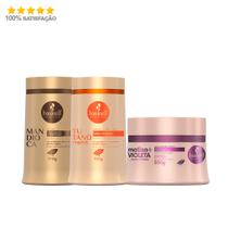 Haskell Máscaras Mandioca Tutano 900g + Matiza+ Loiro Haskell Máscaras Mandioca Tutano 900g + Matiza+ Loiro