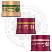 Haskell Máscaras Murumuru Liso com Força Quina Rosa P