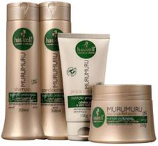 Haskell Murumuru Duo 300ml Mascara Capilar 300g Leave in 150g