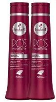 Haskell Pós Progressiva Tratamento Pós Química Shampoo Condicionador 500ml