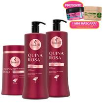 Haskell Quina Rosa 3 Produtos 1 Litro/900g + mini máscara