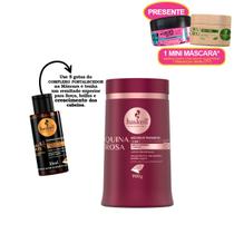 Haskell Quina Rosa Máscara + Ampola Capilar + mini máscara Haskell Quina Rosa Máscara + Ampola Capilar + mini máscara