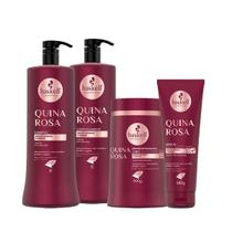 Haskell Quina Rosa Shampoo Cond. Masc 1l/900g + Leave In 240g Haskell Quina Rosa Shampoo Cond. Masc 1l/900g + Leave In 240g