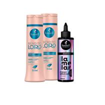 Haskell Shampoo/Cond Bendito Loiro 300ml + Máscara Lamelar Haskell Shampoo/Cond Bendito Loiro 300ml + Máscara Lamelar