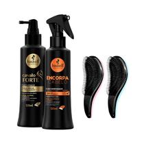 Haskell Tônico Cavalo Forte + Fluido Encorpa Fios +2 Escovas Haskell Tônico Cavalo Forte + Fluido Encorpa Fios +2 Escovas