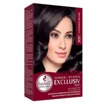 Haskell Tons Castanhos Kit Tonalizante + Tratamento pós + Emulsão + Luvas + Folheto