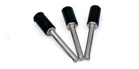 Haste Adaptador Lixa Tubo 1/4 Micro Retifica 407 C/3 Pçs