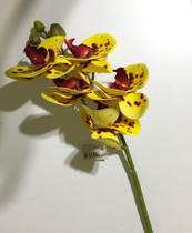 Haste artificial de orquídea real X5 cabeças 64157 - QX Flores