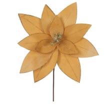 Haste Bico de Papagaio Natal Aveludada Dourado Glitter 25cm Haste Bico de Papagaio Natal Aveludada Dourado Glitter 25cm