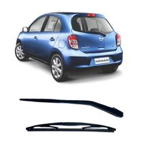 Haste / Braço completo com Palheta para Limpador de Parabrisa Traseiro para Nissan March ano 2015... Haste / Braço completo com Palheta para Limpador de Parabrisa Traseiro para Nissan March ano 2015...