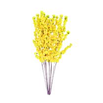 Haste Cerejeira Artificial Grande 125cm Cor Amarela Decorar Painéis Arcos Portas Paredes Escritorio