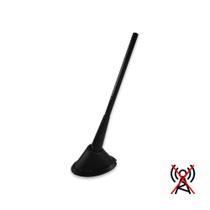 Haste Curta 150mm em Alumínio Preta Stalone com Base Decorativa Para Teto Veículo Universal Traseira