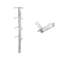 Haste de Alumínio Tipo Cantoneira com 8 isoladores