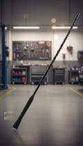 Haste de Antena Automotiva Flexível Preta