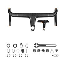 Haste De Bicicleta De Estrada De Fibra De Carbono, Guidão Integrado, Roteamento Interno De 28,6 Mm,