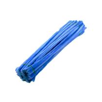 Haste de Chenille 30cm - Azul - 100 unidades - Artlille