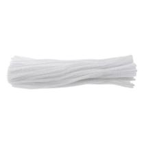 Haste de Chenille 30cm - Branca - 100 unidades Haste de Chenille 30cm - Branca - 100 unidades