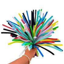 Haste de Chenille 30cm - Mix - 100 unidades