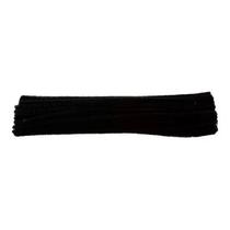 Haste de Chenille 30cm - Preto- 100 unidades