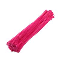 Haste de Chenille 30cm - Rosa - 100 unidades Haste de Chenille 30cm - Rosa - 100 unidades